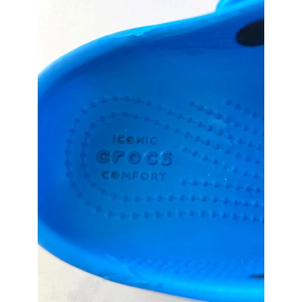 Crocs Classic Clog Bright Blue Kids Toddler Size 8 Slip On Water Shoes Comfort‎